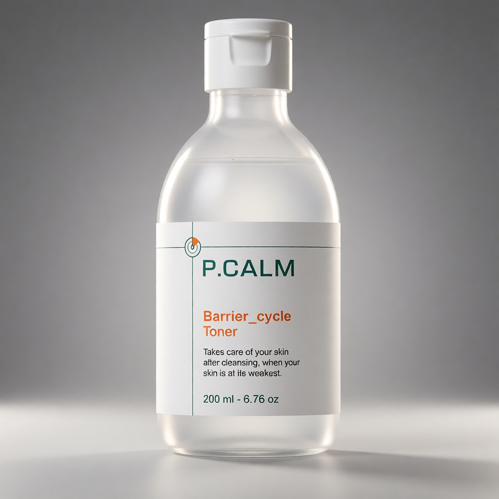 [P.CALM] - Barrier Cycle KMX Toner 200ml – Korean Hydrating & Balancing Facial Toner with KMX Comple