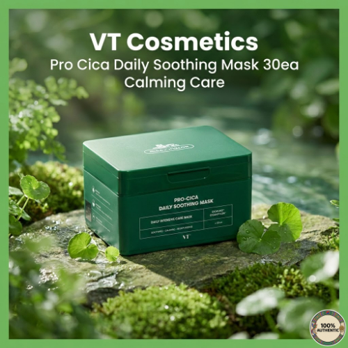 VT Cosmetics Pro Cica Daily Soothing Mask 30ea Calming Care