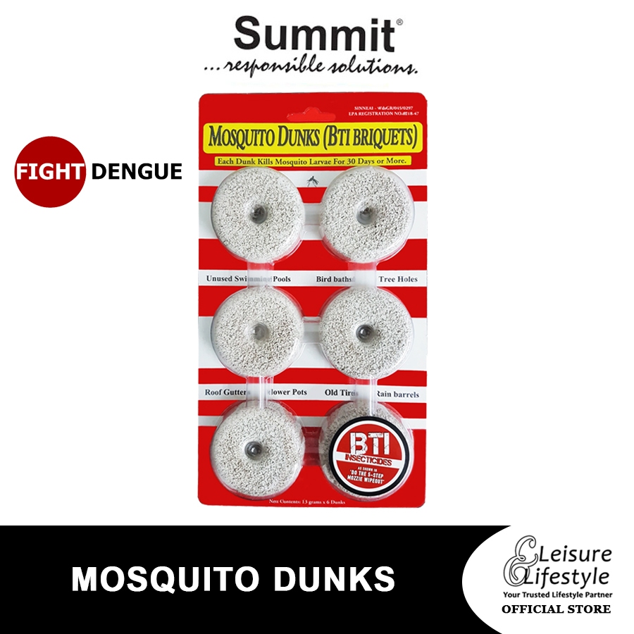 [NEA Approve] Summit เครื่องฆ่ายุง BTI เครื่องดักยุง 6 ชิ้น BTI ยาฆ่าแมลง