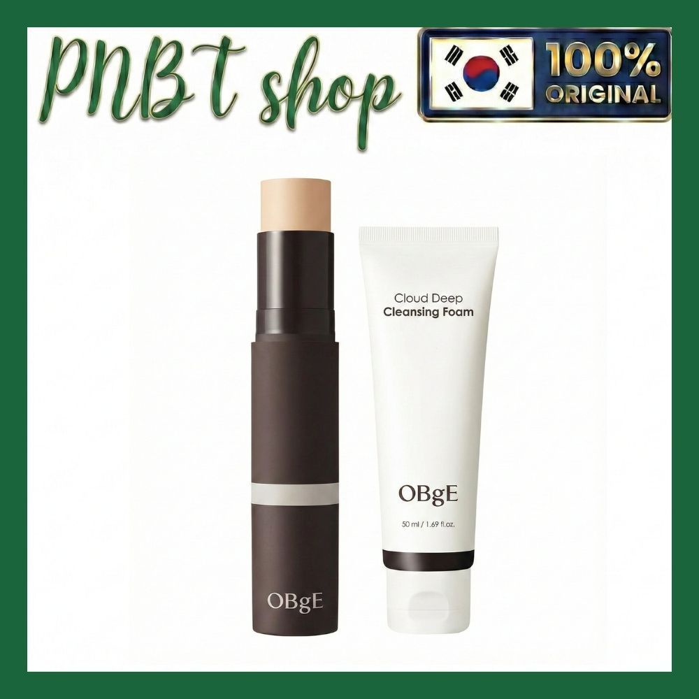 OBGE Natural Cover Foundation Special Set (+โฟมล้างหน้า 50ml)