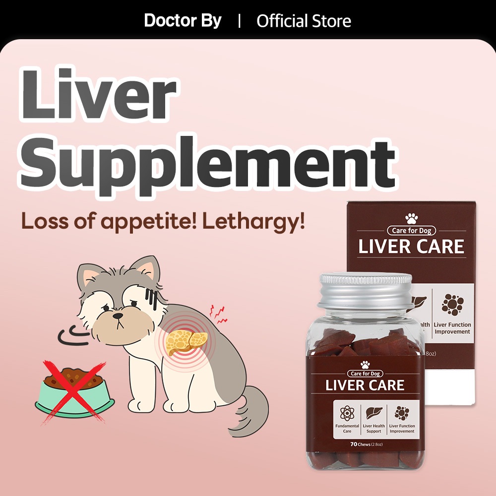 [Doctor By LIVER CARE] อาหารเสริม Milk Thistle สุนัข สัตว์เลี้ยง ท้องเสีย ตับไขมัน (70 ช่อง)