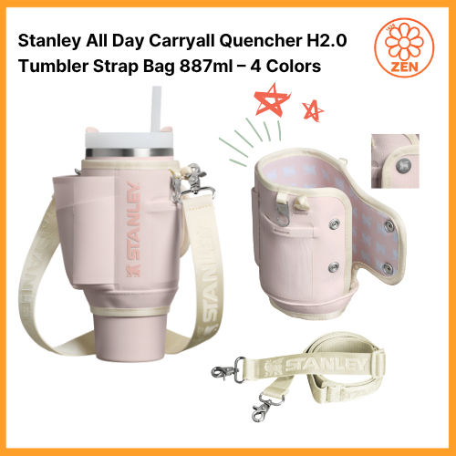 STANLEY ALL DAY CARRY-ALL QUENCHER H2.0 TUMBLER STRAP BAG 887ML – 4 สี