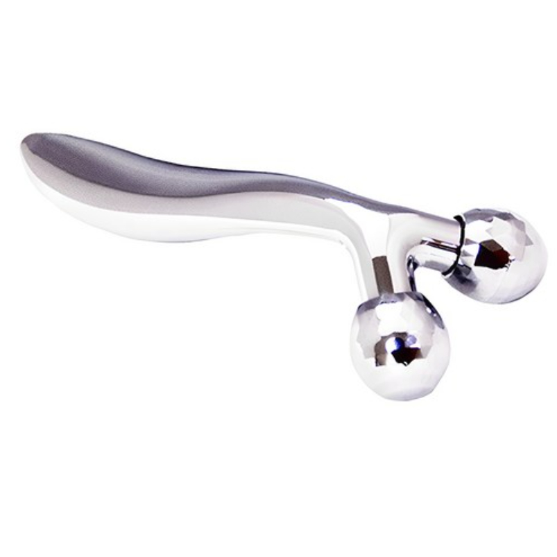 Mini Wave Face Roller นวด 1 PC V รูปร่าง 3D Facial Roller Slimming Lifting Skin Care เครื่องมือความง