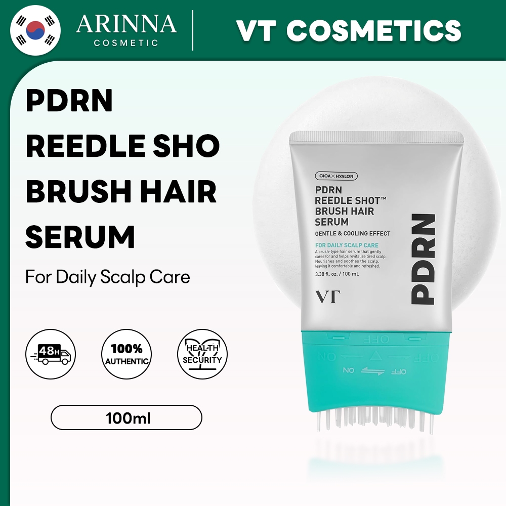 [VT COSMETICS] PDRN Reedle Shot Brush Hair Serum 100ml