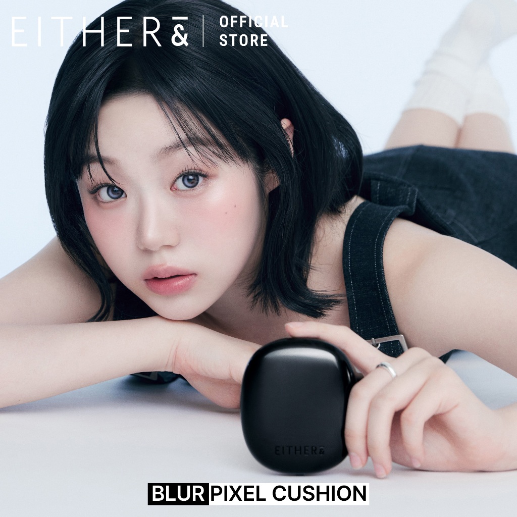 EITHER& คุชชั่น Blur Pixel Cushion 12g SPF50+ PA+++ │ ปกปิดเนียนกริบ คุมมันดีเยี่ยม ติดทนนาน