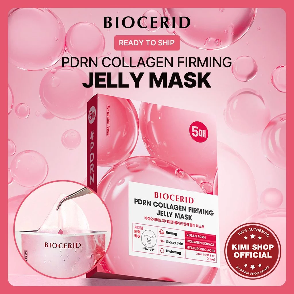 [BIOCERID] PDRN Collagen Firming Jelly Mask Pack Sheet Recovery Soothing Moisture