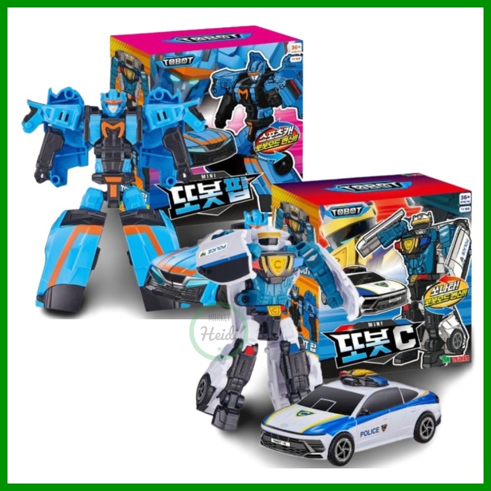 เกาหลี เกาหลี TOBOT Mini C หุ่นยนต์ทรานฟอเมอร์ Tobot Mini POP / หุ่นยนต์ขนส่งสําหรับเด็กเกาหลี