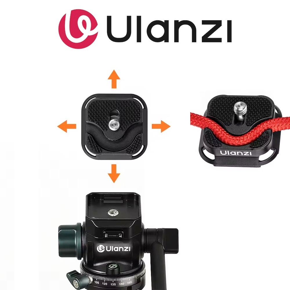 Ulanzi UKA10 UKA Arca Swiss Cable Clamp Quick Release Mount Plate สําหรับกล้อง DSLR