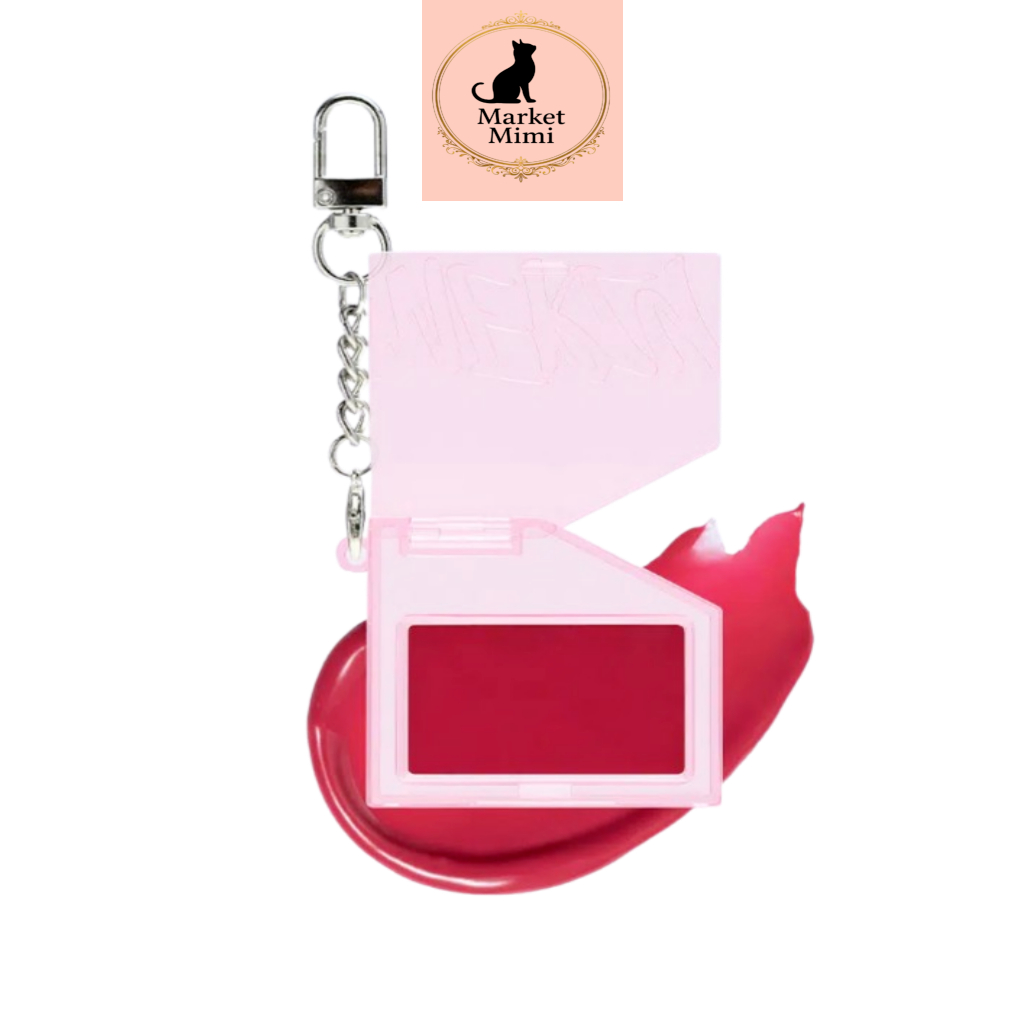 MERZY Lip & Cheek Keyring #02 Rich Rosy | Rosy Pink Multi Balm