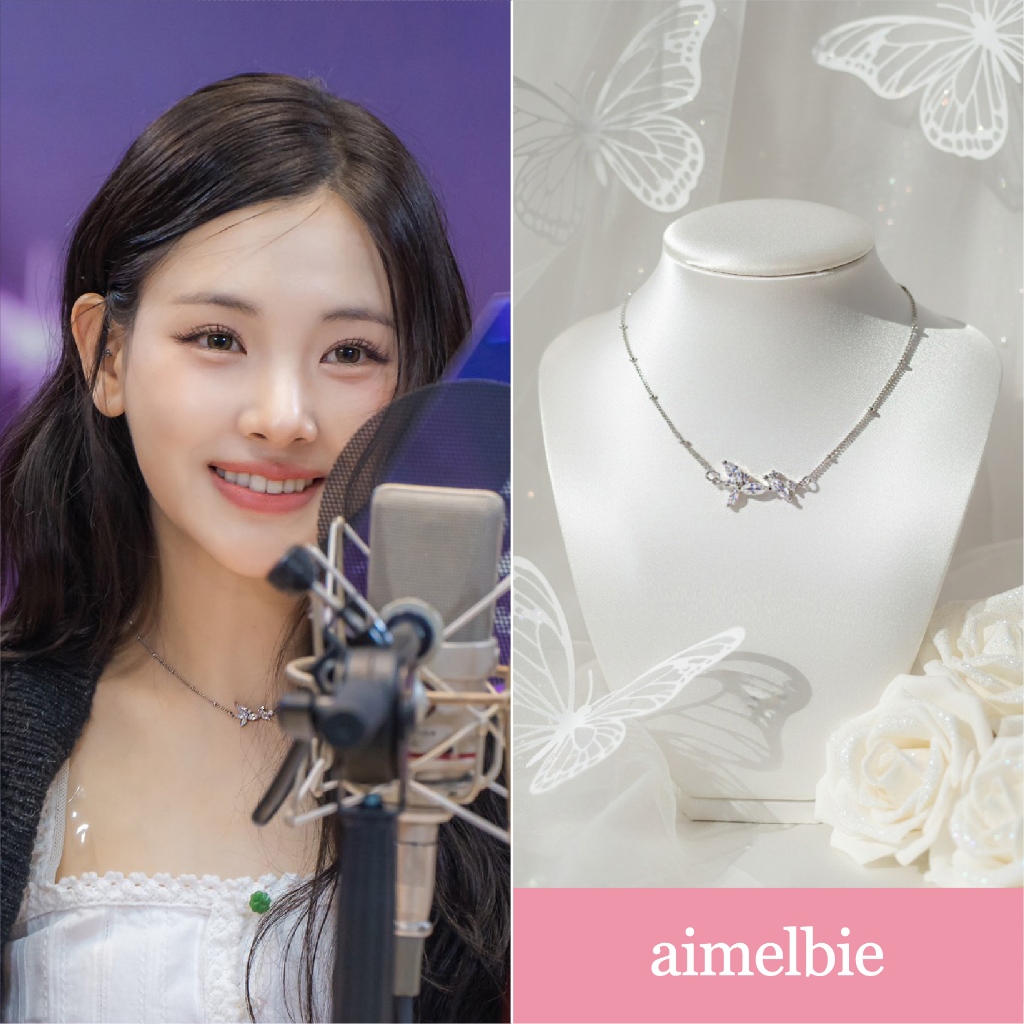 ♥ เครื่องประดับเกาหลี ไอเมลบี้ ♥ [สร้อยคอ Baby DONT Cry Yihyun] สร้อยคอโช้คเกอร์กึ่งคริสตัลดรีมมี่
