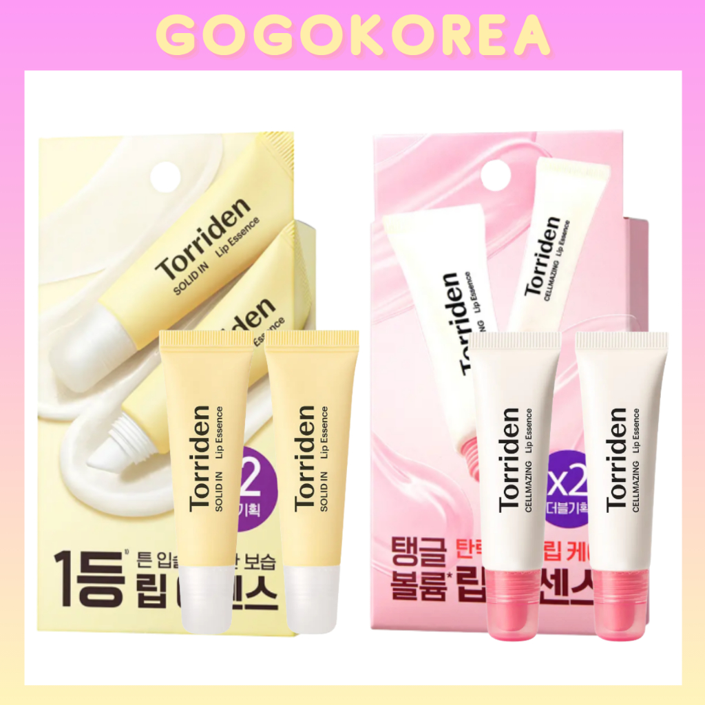 Solid In Ceramide Lip Essence 11ml + 11ml Cellmazing Low Molec Collagen Lip Essence 11ml + 11ml