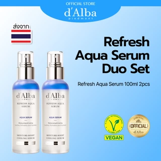 [แพ็คคู่] d'Alba Refresh Aqua Serum 100ml Duo Set
