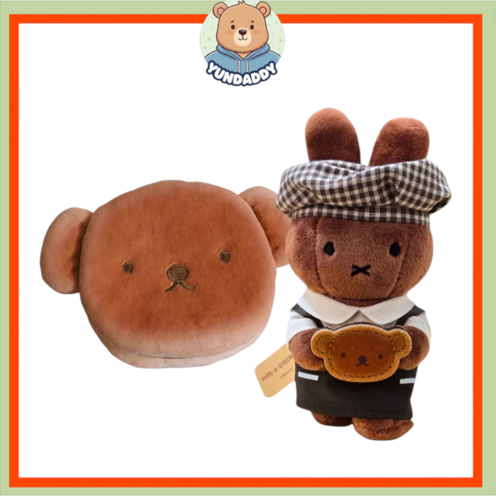 [MIFFY] KOREA Gyeongju Limited Edition Chalbori Bread Series Bread Pouch,Melanie Doll bag charm Dora