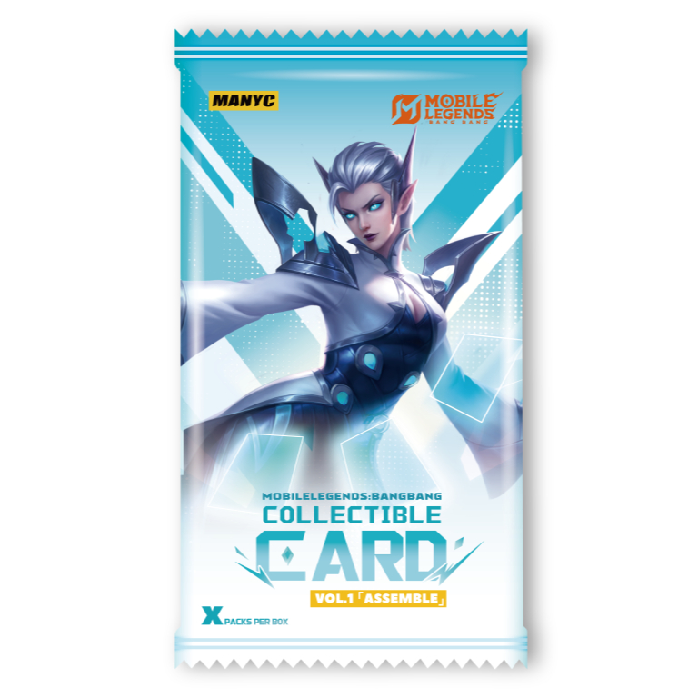 MANYC Mobile Legends Official Collector Cards Treasure Box 10 แพ็คใน 1 กล่องและ