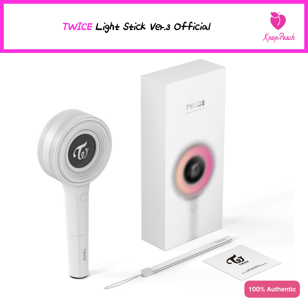 [Official/พร้อมส่ง] แท่งไฟ TWICE ของแท้ (Ver.3) Light Stick