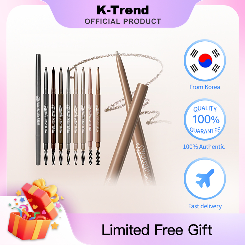 [จัดส่งฟรี]PERIPERA Speedy Skinny Brow | ดินสอเขียนคิ้วแบบบางพิเศษ