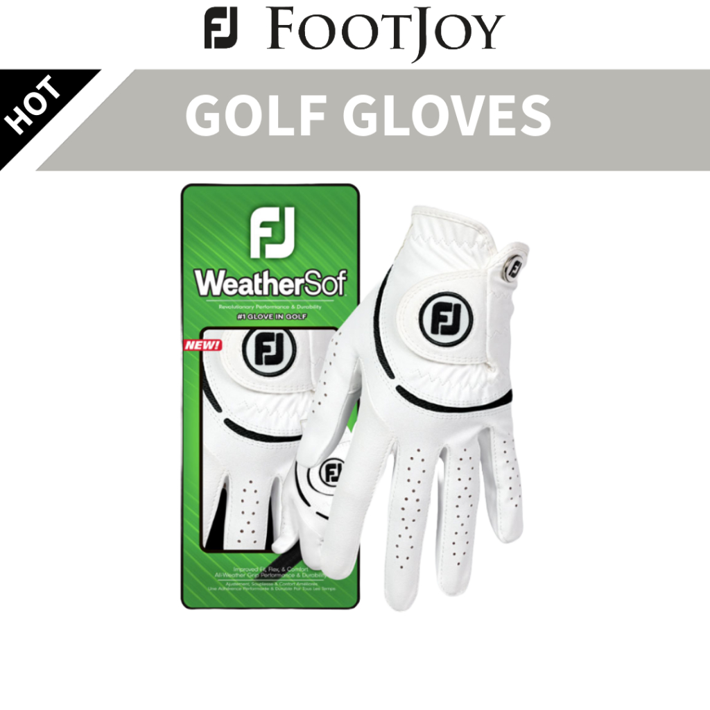 [FootJoy] ถุงมือกอล์ฟผู้หญิง WeatherSof (Snap Marker Edition)