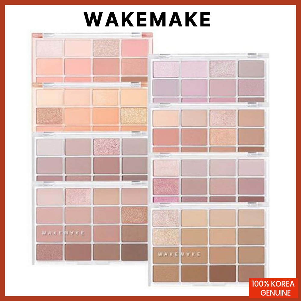 WAKEMAKE Soft Blurring Eye Palette 16 สี
