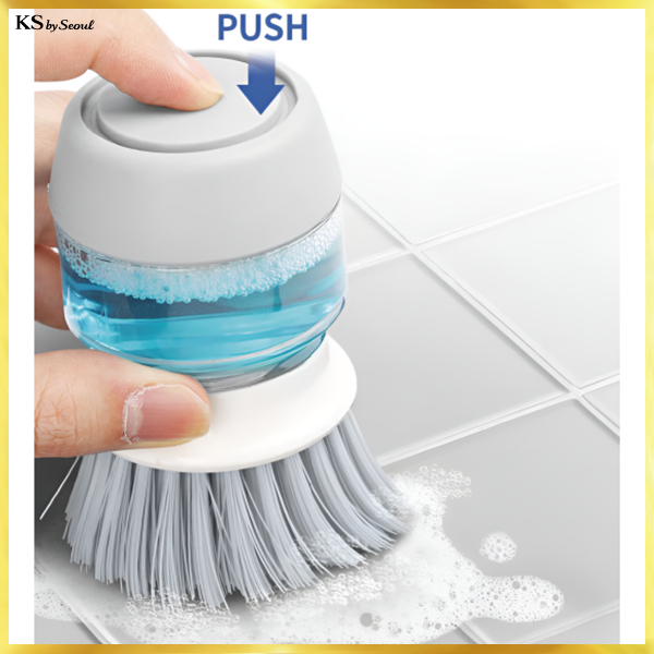 [Daiso Korea] แปรงทําความสะอาดเครื่องจ่ายปั๊มพร้อมขาตั้ง