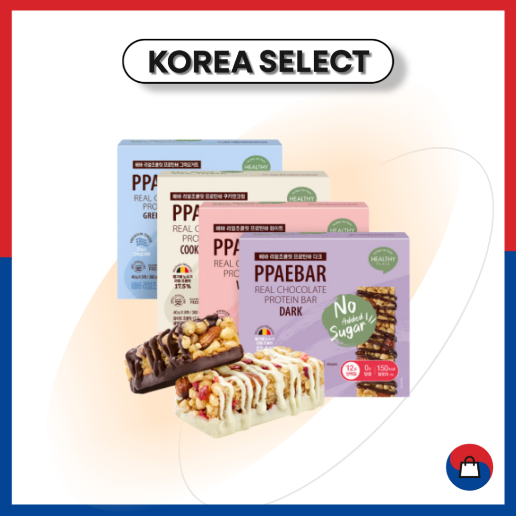 [HEALTHY PLACE] No Sugar Protein Bar 4 รสชาติ (White / Dark / Greek Yogurt / Cookie Cream)