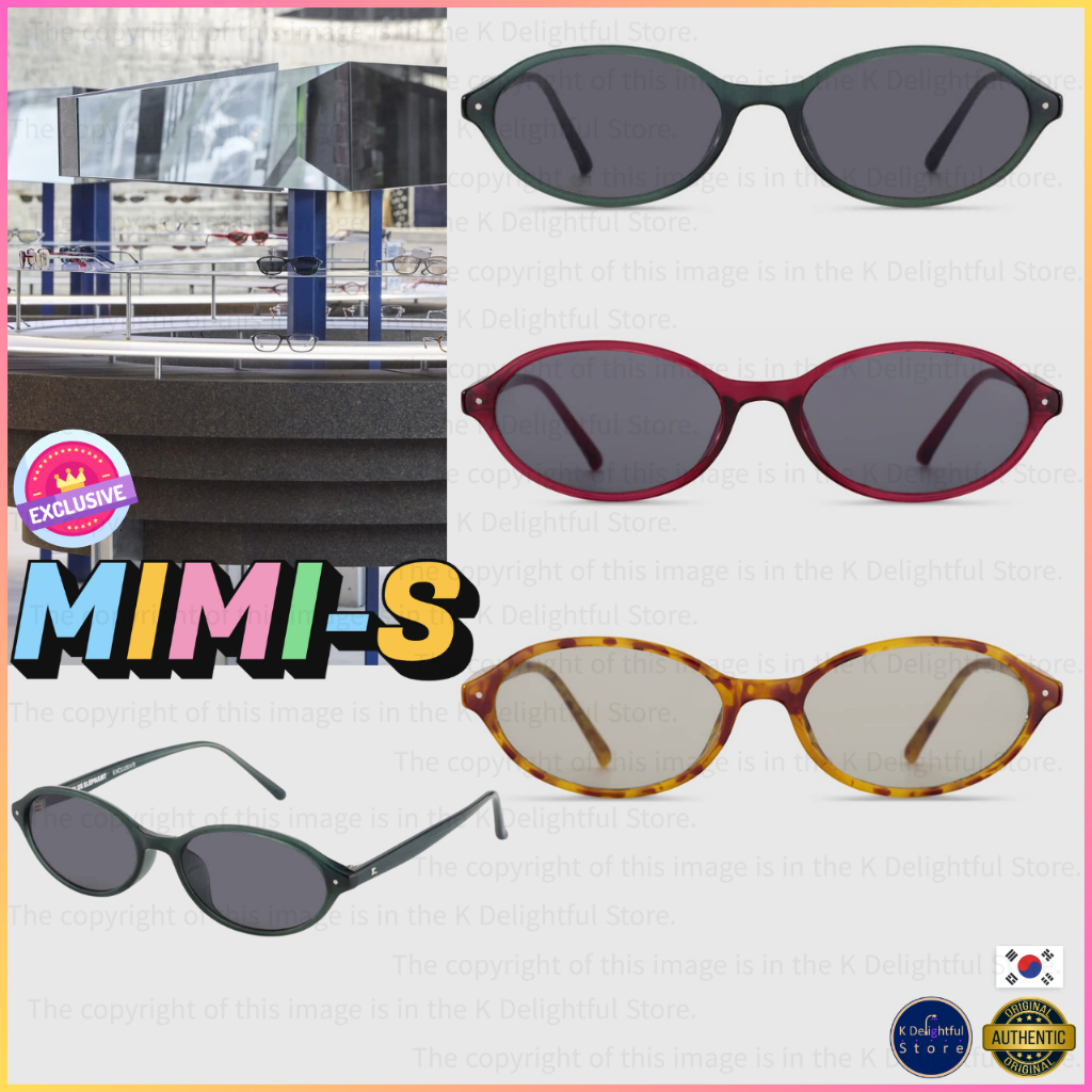 [BLUE ELEPHANT]MIMI-S/แว่นกันแดดช้างน้ําเงิน/Exclusion/BLOCKS 99% OF ULTRAVIOLET (UV) RAYS RANGING จาก 100 ถึง 400 NM.