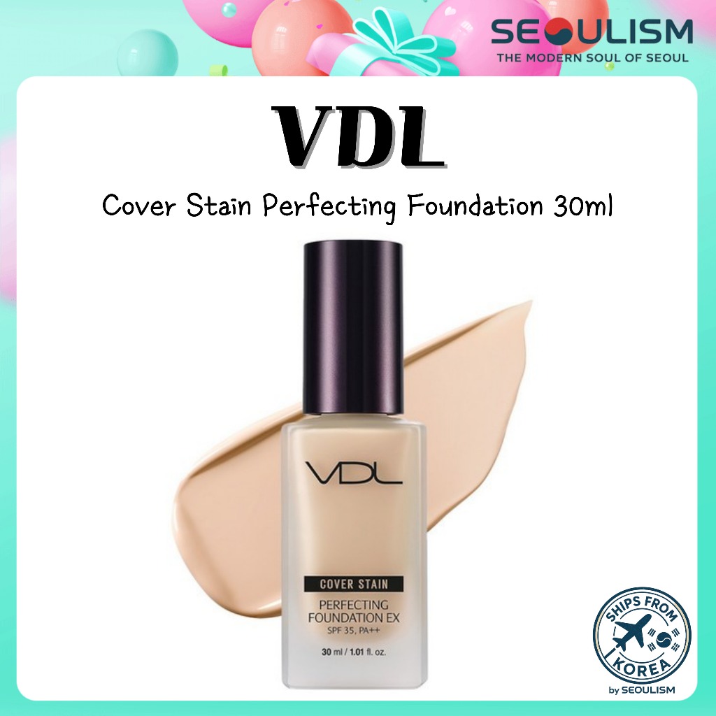 🇰🇷[VDL] Cover Stain Perfecting Foundation 30ml | รองพื้นชนิดน้ํา | แต่งหน้าเกาหลี
