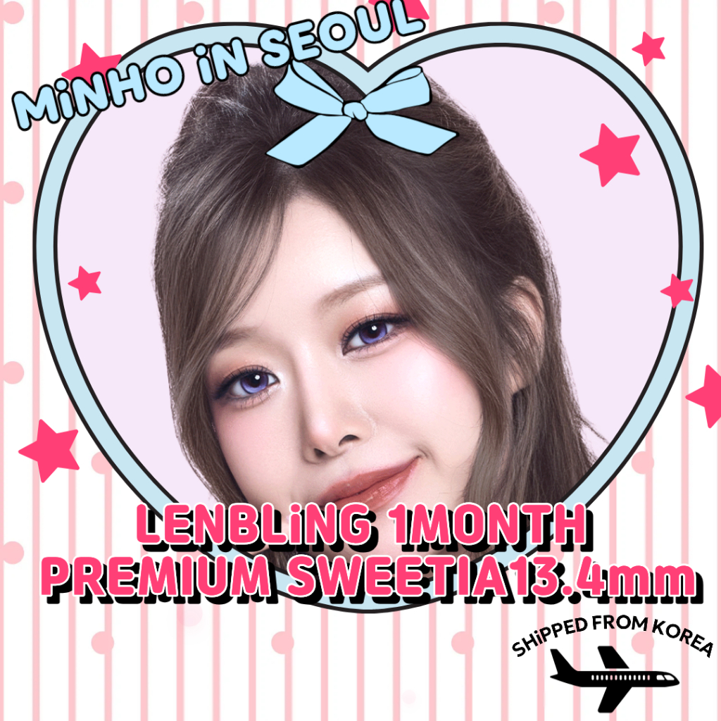 LENBLING PREMIUM SWEETIA คอนแทคเลนส์ 3 สี 1 เดือน| G.DIA 13.4 มม. K-Beauty Sunmuse เลนส์เครื่องสําอา