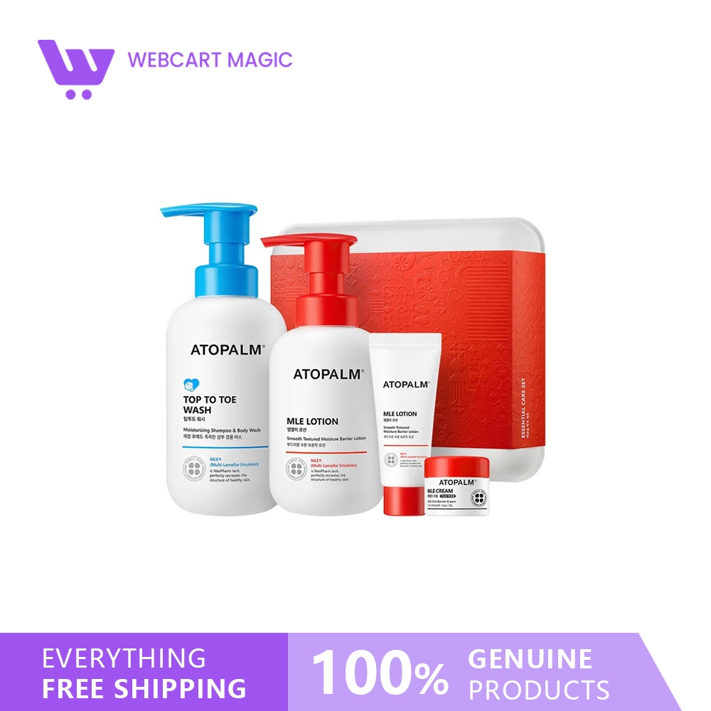 ATOPALM Kids Scalp Deep Clean Shampoo 460ml/Top To Toe Wash 300ml/โฟมล้างหน้า 150ml/ชุดจําเป็น(โลชั่