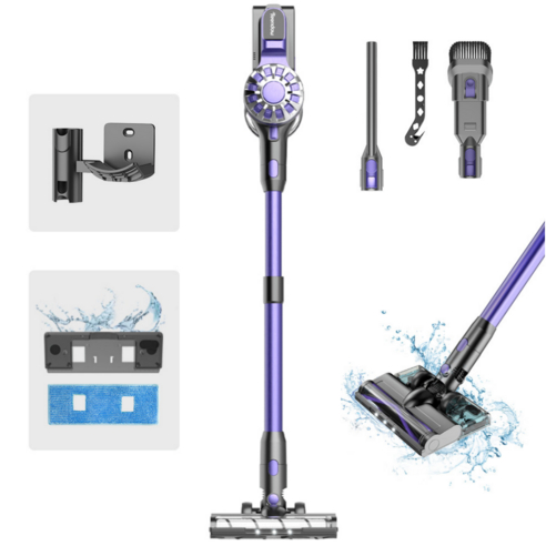 TEENDOW Chyson เครื่องดูดฝุ่นไร้สาย V07 สีม่วง