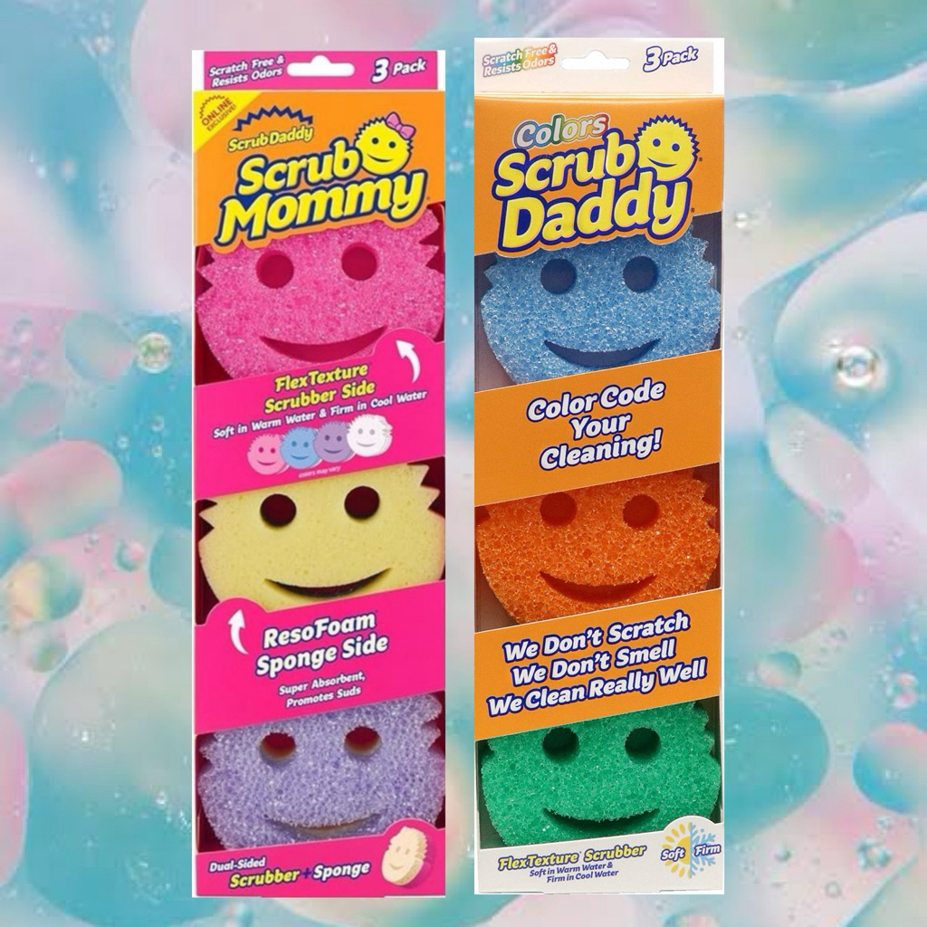 SG INSTOCK SCRUB MOMMY SCRUB DADDY