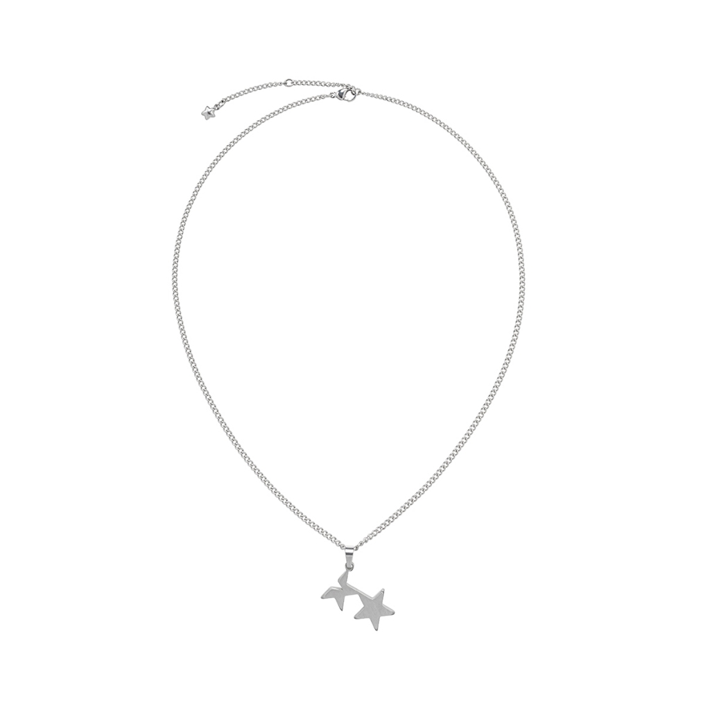 [CAVISH] TWIN STAR NECKLACE_สไตล์เกาหลี