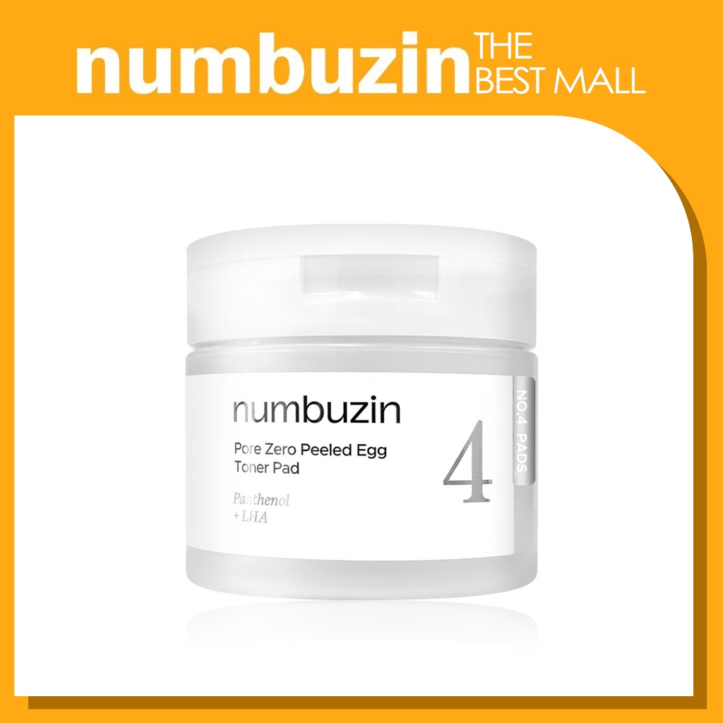 [NUMBUZIN] NUMBUZIN No.4 Pore Zero Peeled Egg Toner Pad 70ped
