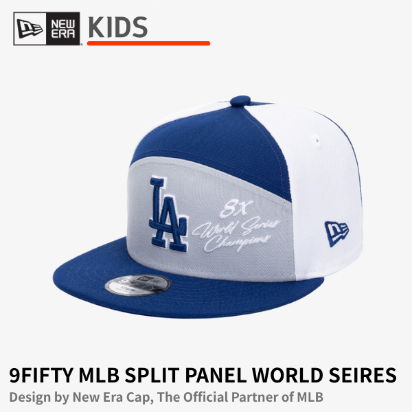 New Era 9FIFTY Snapback Cap ดัดแปลงสำหรับทีม Dodger และ Yankee นำเข้าจากเกาหลี