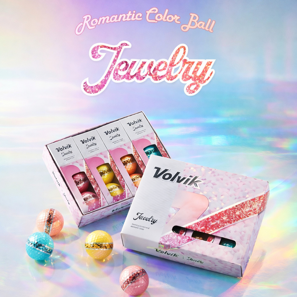 ลูกกอล์ฟ Solice แบบ 12 หลุม สีสันหลากหลาย