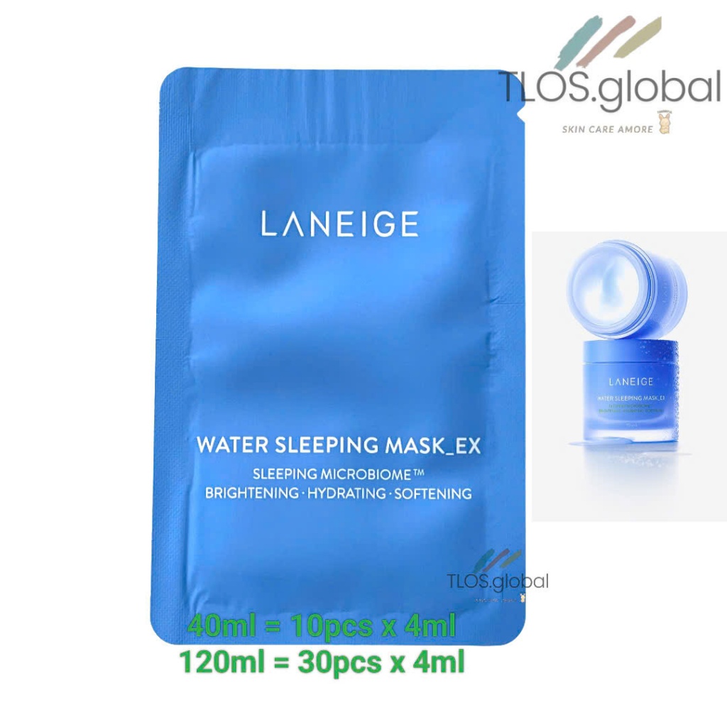10 ชิ้นหรือ 30 ชิ้น Laneige Water Sleeping Mask Classic EX 4ml