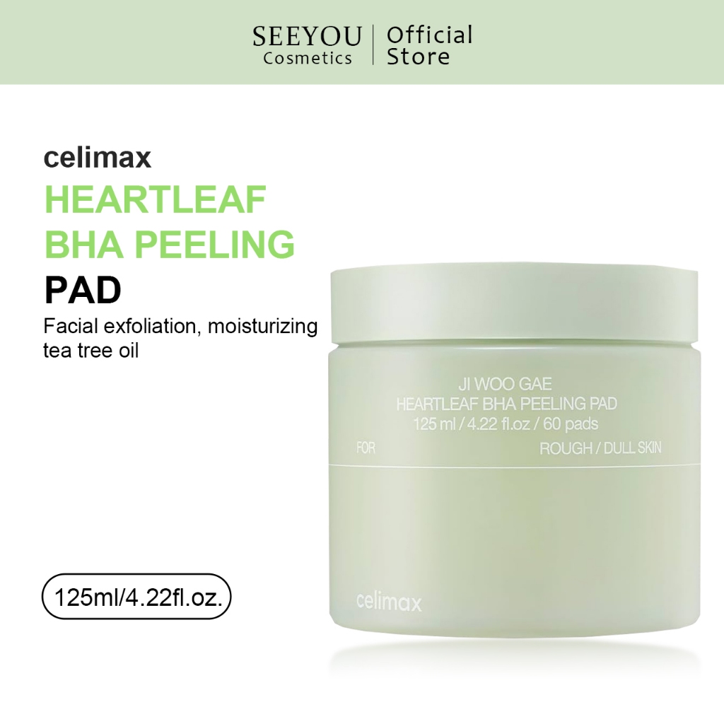 Celimax Ji Woo Gae Heartleaf BHA Peeling Pad 125mL/60 แผ่น
