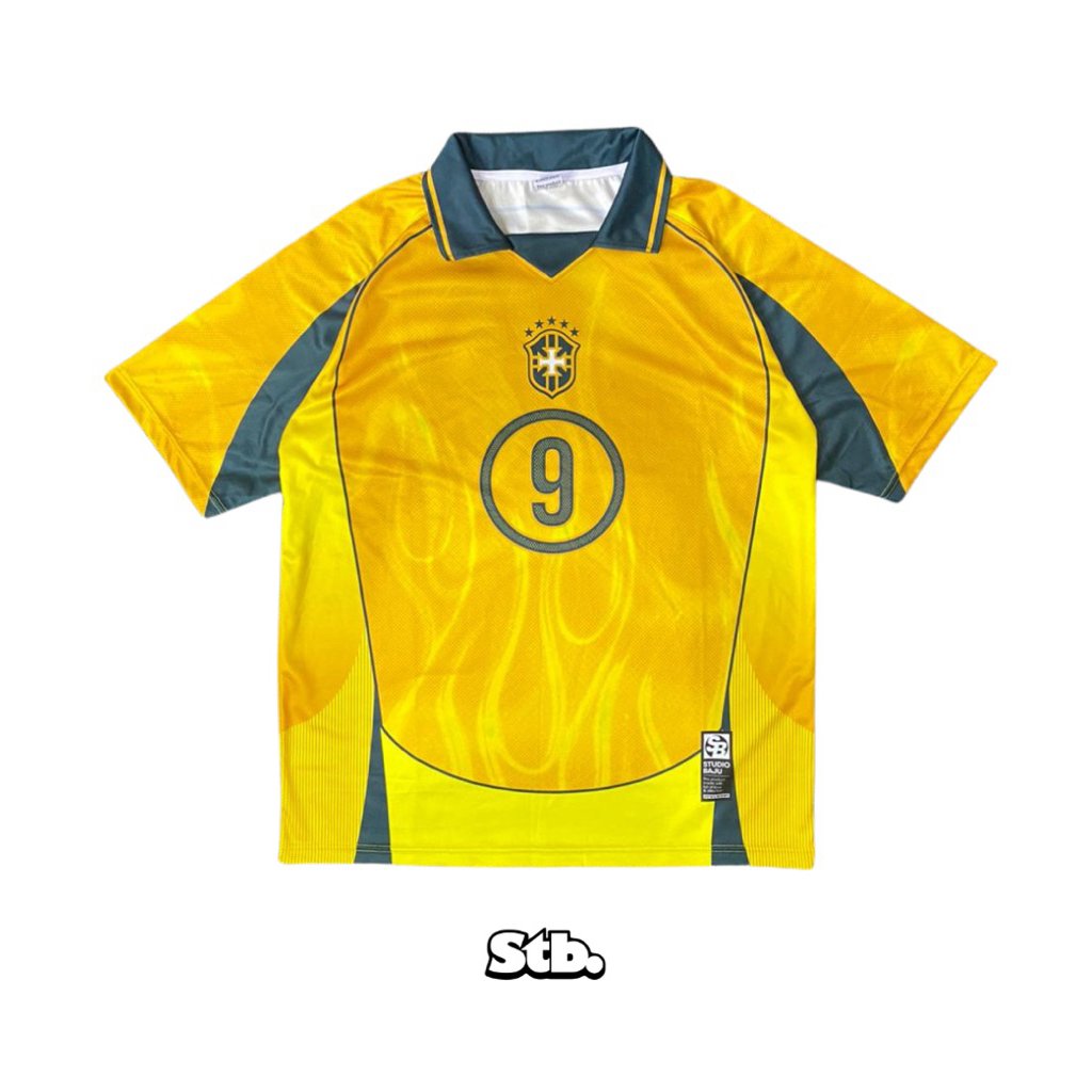 STB JERSEY WORLD CUP BRAZIL VINTAGE/VINTAGE JERSEY/RETRO JERSEY/ FANTASY JERSEY
