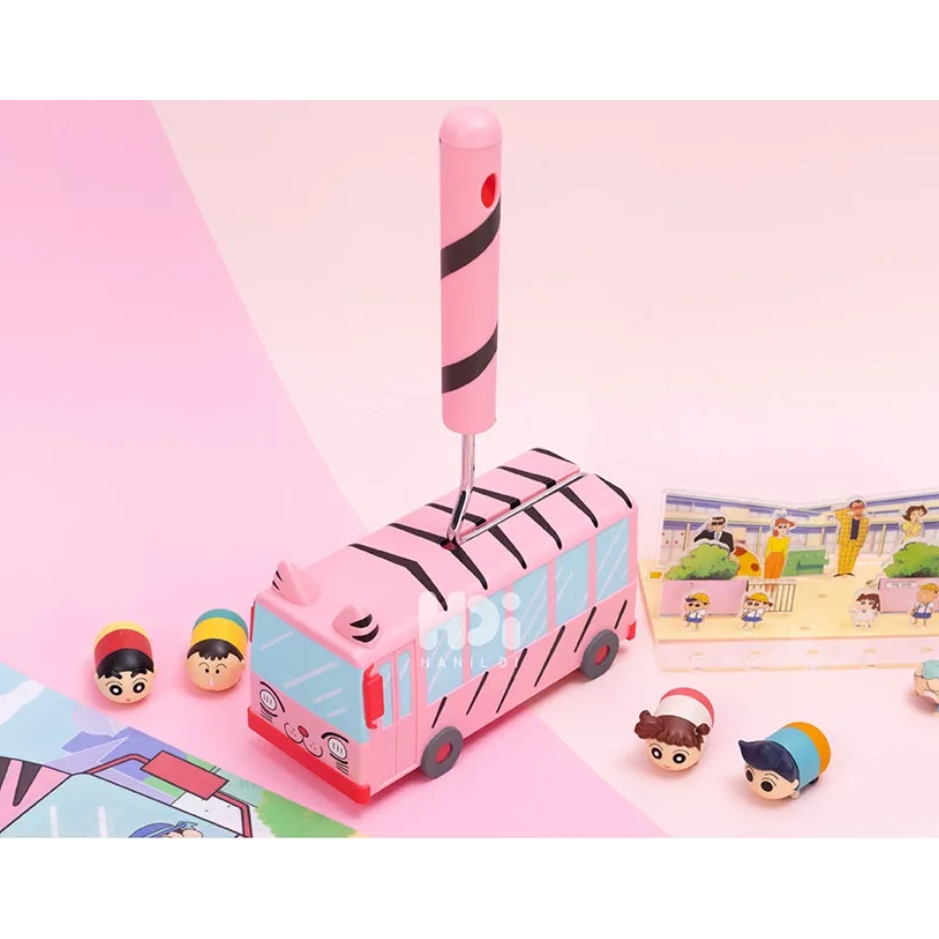 [LETO] Crayon Shinchan โรงเรียนอนุบาลบัส Lint Roller Cleaner