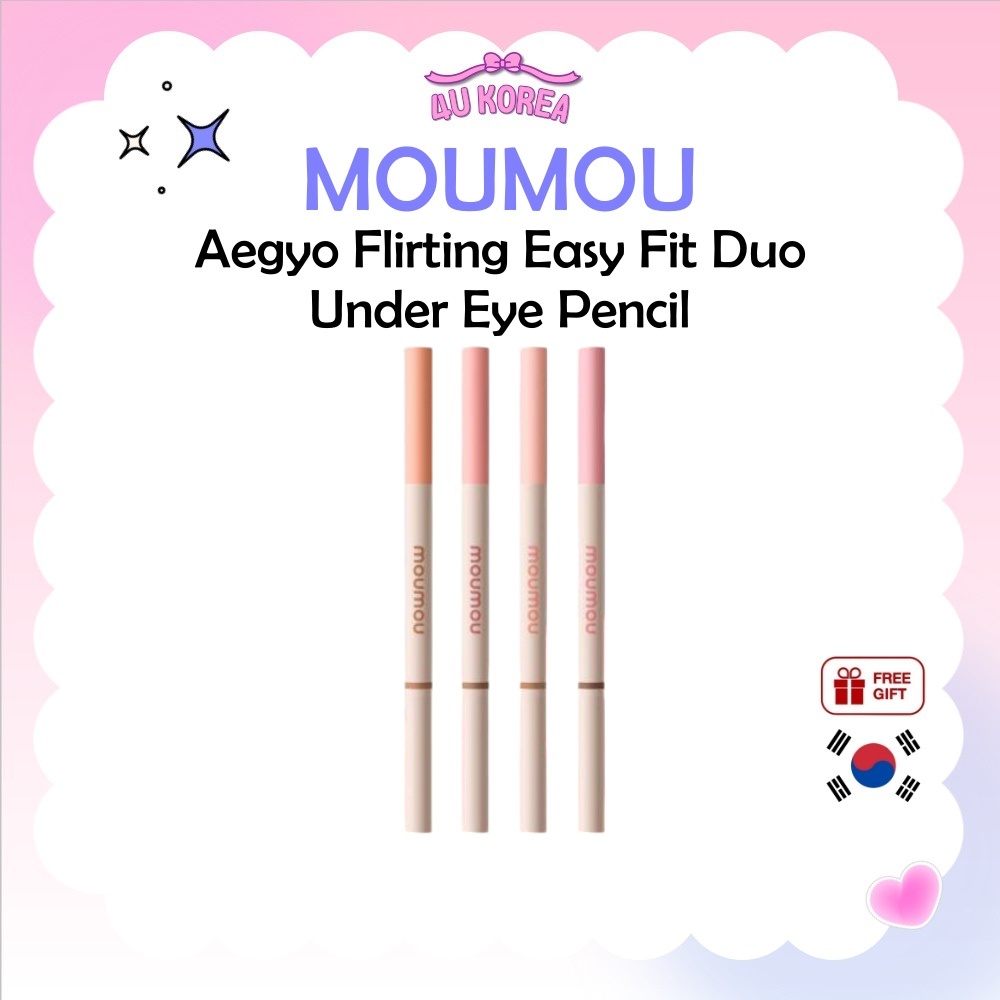 MOUMOU Aegyo Flirting Easy Fit Duo Under Eye Pencil 0.15g – 2 สี / K-BEAUTY