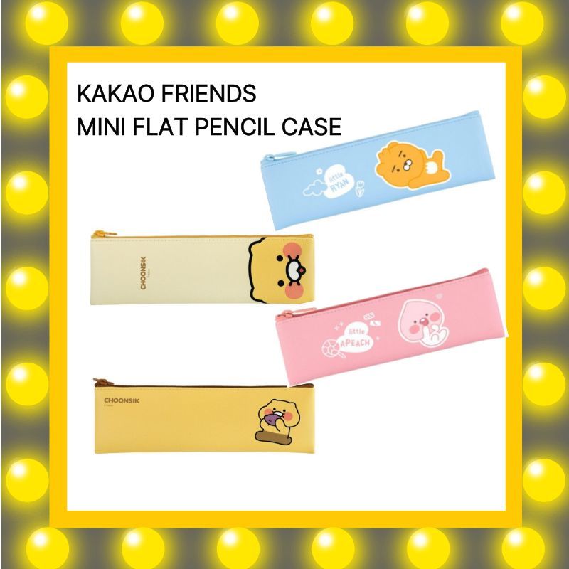 KAKAO FRIENDS LITTLE FRIENDS LOVELY MINI FLAT PENCIL CASE