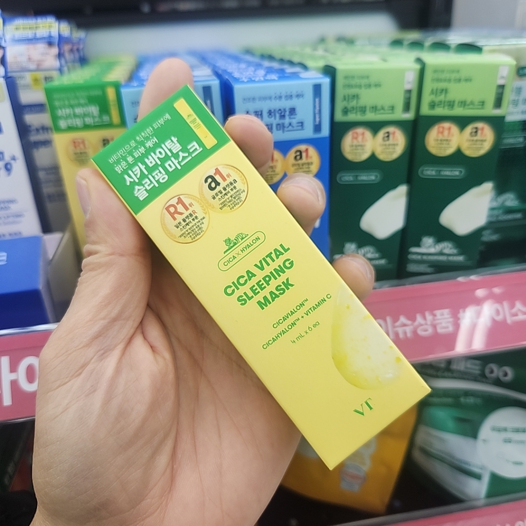 [VT Cosmetics] VT Sleeping Mask 4 ml 3ea, VT Sleeping Mask,สลีปปิ้งมาส์กเกาหลี,DS