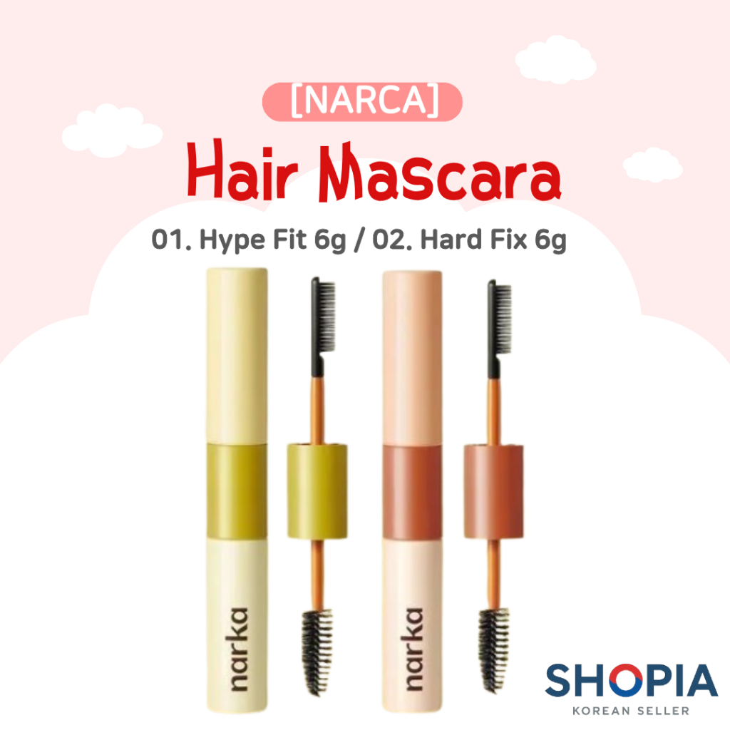 [NARCA] มาสคาร่าผม (Hype Fit 6g / Hard Fix 6g)