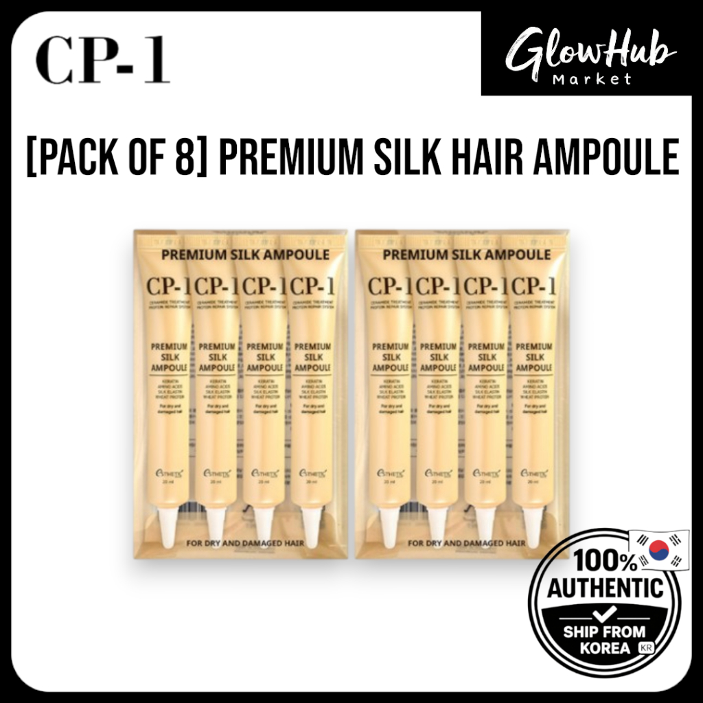 [แพ็ค 8] CP-1 Premium Silk Hair Ampoule 20ml x 8ea – silky shine care | CP1 แฮร์ แอมพูล