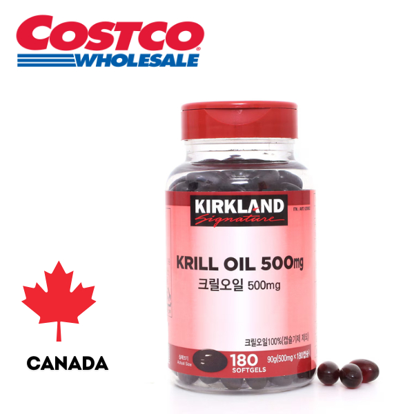 Kirkland Signature Krill Oil / 500มก. x 180
