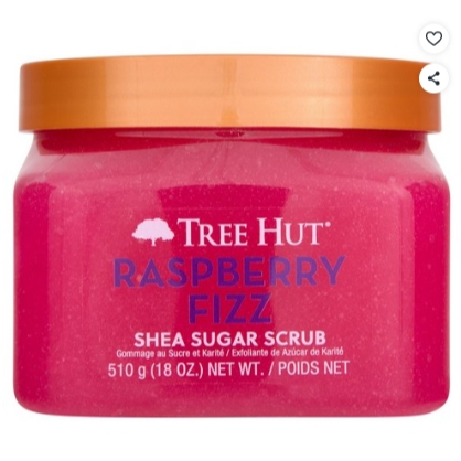 Tree Hut Shea Sugar Body Scrub 510g Raspberry Fizz Exfoliating Moisturizing Polish