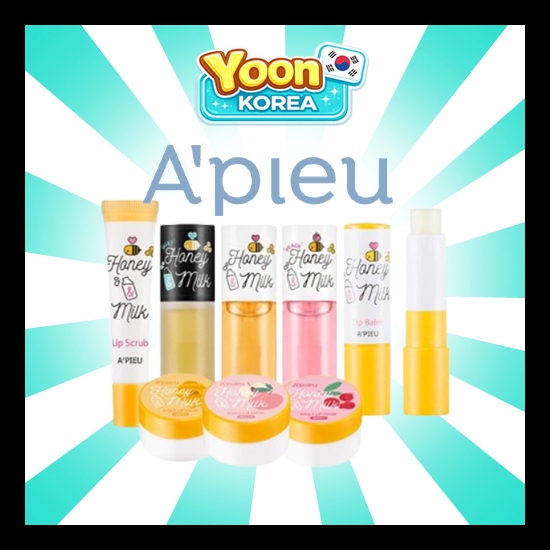 [Apieu] Honey & Milk Lip Care Collection