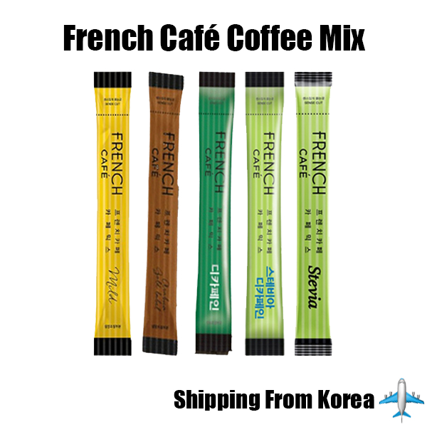 [French Café] กาแฟสําเร็จรูปเกาหลี 10TMild / Arabica Gold Label / Decaffeinated / Stevia / Stevia ไม่มีคาเฟอีน