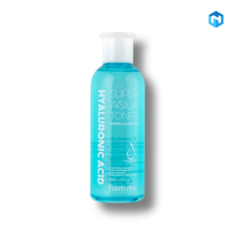 [Farmstay] Hyaluronic Acid Super Aqua Toner 200ml / Hydrating, Lightweig โดย Neilcom