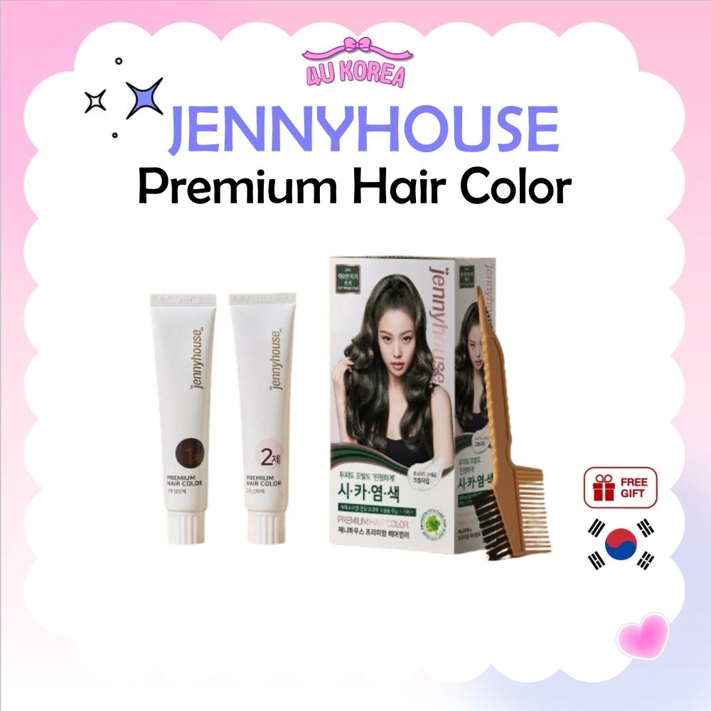 JENNYHOUSE Premium Hair Color 1+1 Special Set – 5 สี / K-BEAUTY