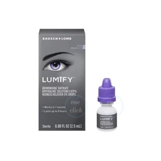 Lumify Redness Reliever Eye Drops 7.5ml ยาหยอดตา แก้ตาแดง ให้ดวงตาสดใส Brighter Eyes